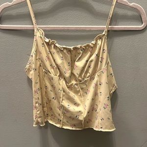 SHEIN floral corset tank top size medium